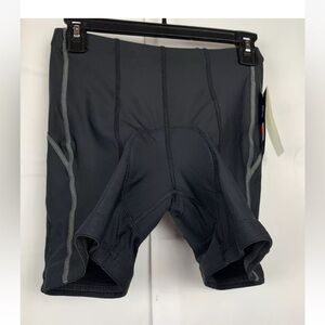 Quest Womens Padded Black Compression Cycling Bike Shirts Size M NWT